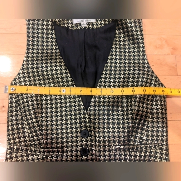 Ronny Kobo Carrine Metallic Foxy Vest - Picture 5 of 13